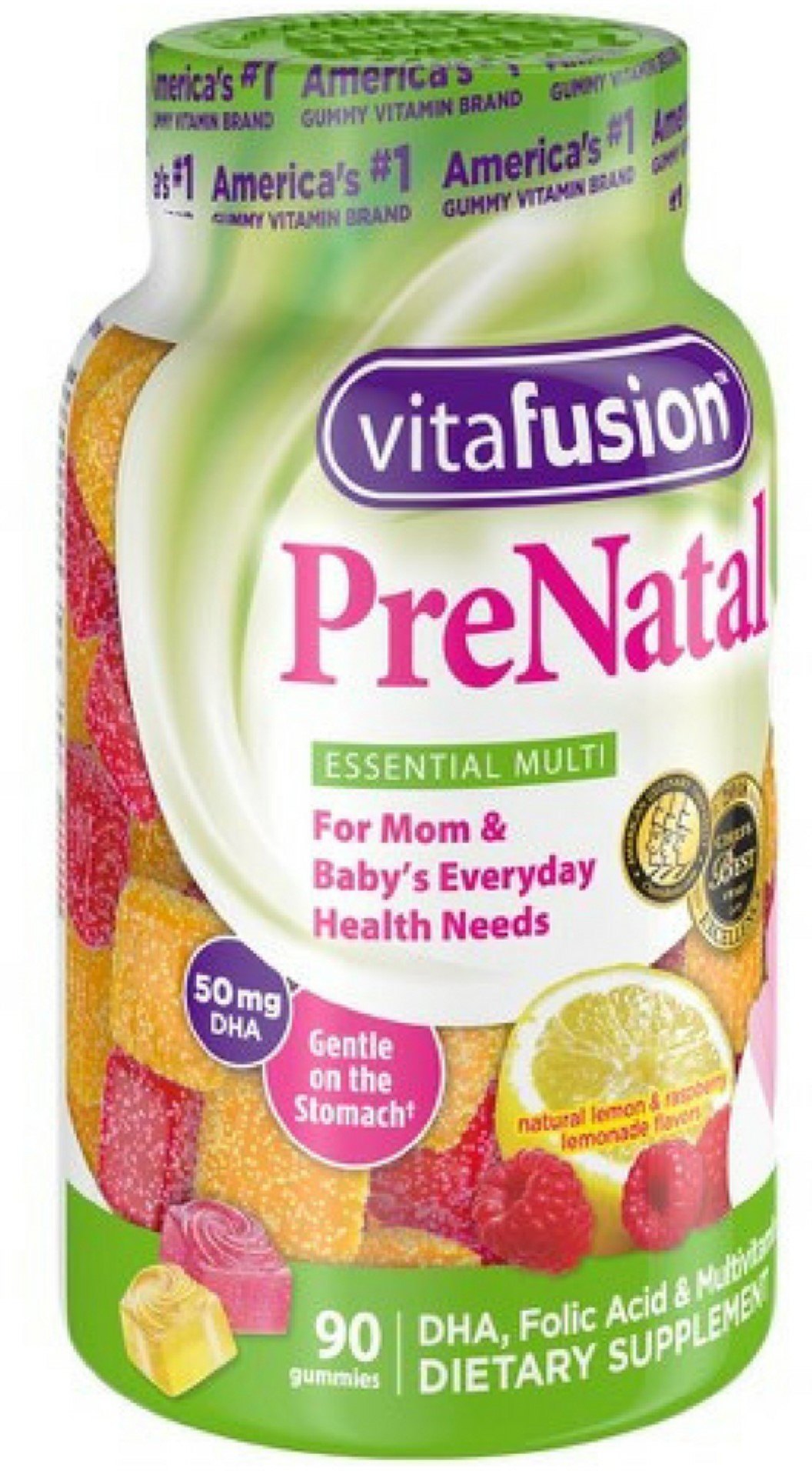 Vitafusion PreNatal Dietary Supplement, Lemon & Raspberry Lemonade