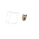 thumbnail image 5 of Mesita de noche de acrílico,Mesa auxiliar de acrílico transparente Mesa auxiliar transparente en capas,Mesa pequeña de acrílico,mesita de noche pequeña,compacta,caja de pañuelos,Funda, 5 of 8