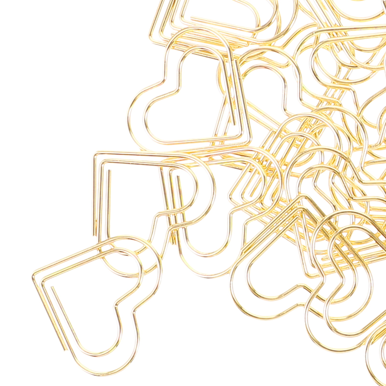 FRCOLOR 400 pcs  Paper Clips Delicate Paperclips Cute Paper Memo Clips Document Clips Heart Paperclips