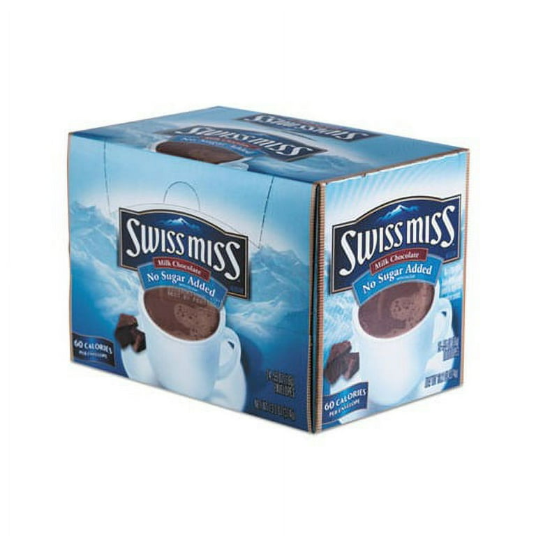 Hot Cocoa Mix, No Sugar Added, 24 Packets/Box