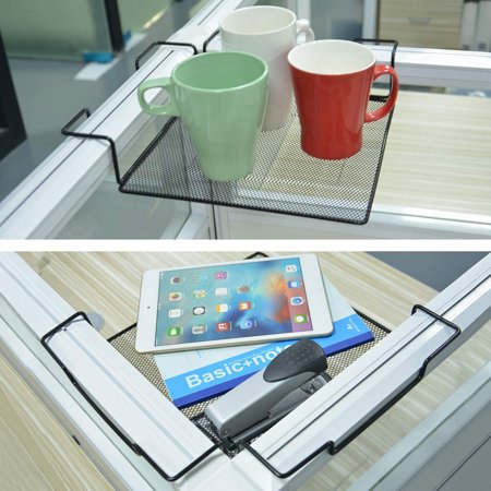 Aofa Iron Square Triangle Office Cubicle Corner Shelf Storage Rack ...