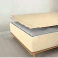 thumbnail image 2 of Zipper Fitted Sheet, (Queen Size 60x80) 18 Inch Deep Pocket, 100% Egyptian Cotton, 800 TC, Stripe Ivory Color., 2 of 7