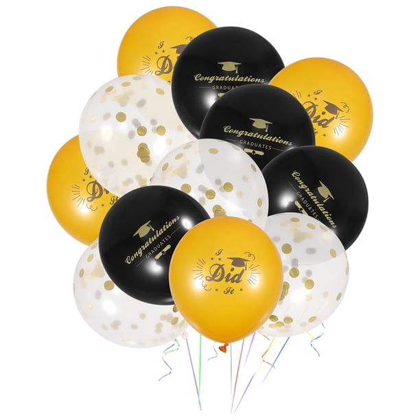 1 set de graduación decoración de la fiesta de graduación globos de graduación globos con cinta