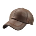 thumbnail image 2 of Mens Hat Unisex Baseball Sports Trend Leather The United States Fashion Simple Out Leisure Sun Protection Summer Adjustable Baseball Caps, 2 of 3