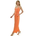 thumbnail image 3 of Women's Luxology Faux-Wrap Trim Detail Jumpsuit Color: Chambray Size: MEDIUM, 3 of 4