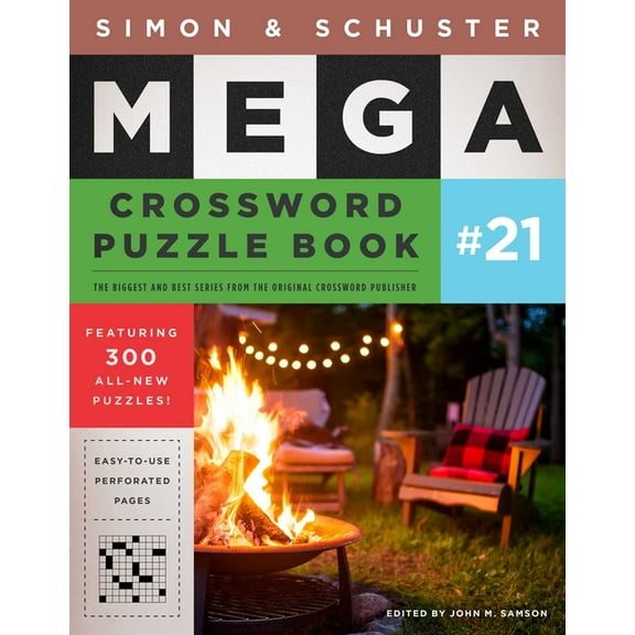 S&s Mega Crossword Puzzles Simon & Schuster Mega Crossword Puzzle Book #21, Book 21, (Paperback)