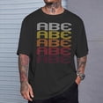 thumbnail image 2 of Abe Retro Wordmark Pattern Style TShirt, 2 of 6