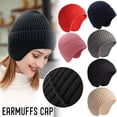 thumbnail image 3 of Daily Mix Store Winter Warm Windproof Earpuff Skull Running Beanie For Men Hat X2K1, 3 of 9