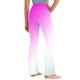 thumbnail image 5 of Odeerbi 2-13 Años Niñas Pierna Ancha Pantalones Yoga Gradiente Workout Danza Deportes Atlético Pantalones Elasticidad Lindo Alta Cintura Pantalones Pierna Recta, 5 of 9