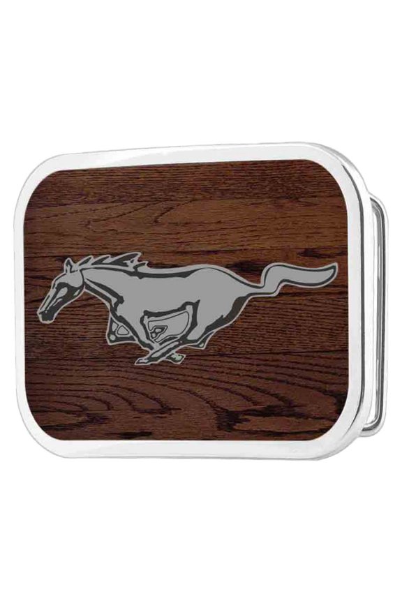 Ford Automobile Company Classic Mustang Logo Rockstar Belt Buckle