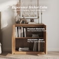 thumbnail image 4 of BELLEZE Bijou 31.5" Modern Wood Storage Cabinet with Arched Doors - Private Storage Sideboard Console for Entryway, Bedroom & Office - Hidden Organization, 70lbs Capacity, Camel, 4 of 7