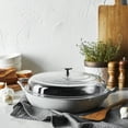thumbnail image 6 of Staub Cast Iron 3.5-qt Braiser with Glass Lid - White Truffle, 6 of 7