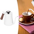 thumbnail image 1 of Coffee Kettle, Coffee Pot 650ml Stainless Steel Long Narrow  Coffee Kettle, With, 1 of 8