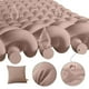thumbnail image 4 of pstuiky Fundas de almohada con hojas tropicales verdes de 45 x 45 cm para sofá cojines de verano decoración del hogar para sala de estar dormitorio cama y exterior., 4 of 7