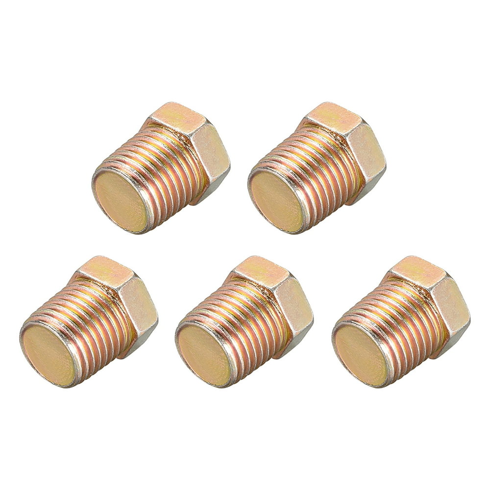 G1/4 Male Thread Plugs Carbon Steel Outer Hex Thread Socket Bung Plug