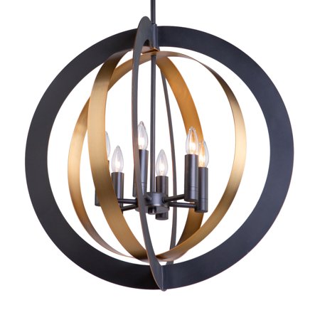 

Artcraft Lighting Ac11236 Capri 6 Light 26 Wide Globe Chandelier