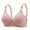 1-Pink, variant on YWDJ Comfort Bras for Women Bras Wirefree Sleep Bras Adjustable Straps Half Cup Push up Wrap Comfy Bras Padded Lace Comfy Bras Lounge Bras Gray L