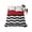 Red black, variant on Twin Flat Sheet 66"x96", Grey Chevron Soft Lightweight Bedding Flat Sheets Only, Geometric Turquoise Print Wavy Striped White Brushed Microfiber Top Bed Sheet, Breathable StainResistant Bedsheets