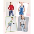 thumbnail image 5 of AWAYTR 3 Pcs Children Magnetic Buckle Elastic Belts Easy Wear Adjustable Stretch Belt for Toddler Boys Girls Pants, 5 of 7
