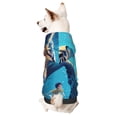 thumbnail image 1 of Balery Colorful Underwater Plant Turtle Sudadera con Capucha para Perros Pequeños – Ropa para Mascotas, Disfraz para Perros y Gatos, Ideal para Fiestas y Cosplay-Medium, 1 of 7