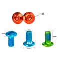 thumbnail image 5 of AURORA TRADE 12Pcs Bolany Chainring Bolts Anti-rust Fade-less Bike Parts Bike Crank Fixing Bolt Kit MTB Bike M5 x 10mm Stainless Steel Fixing Screws Cycling Accessory Part Tool, 5 of 8
