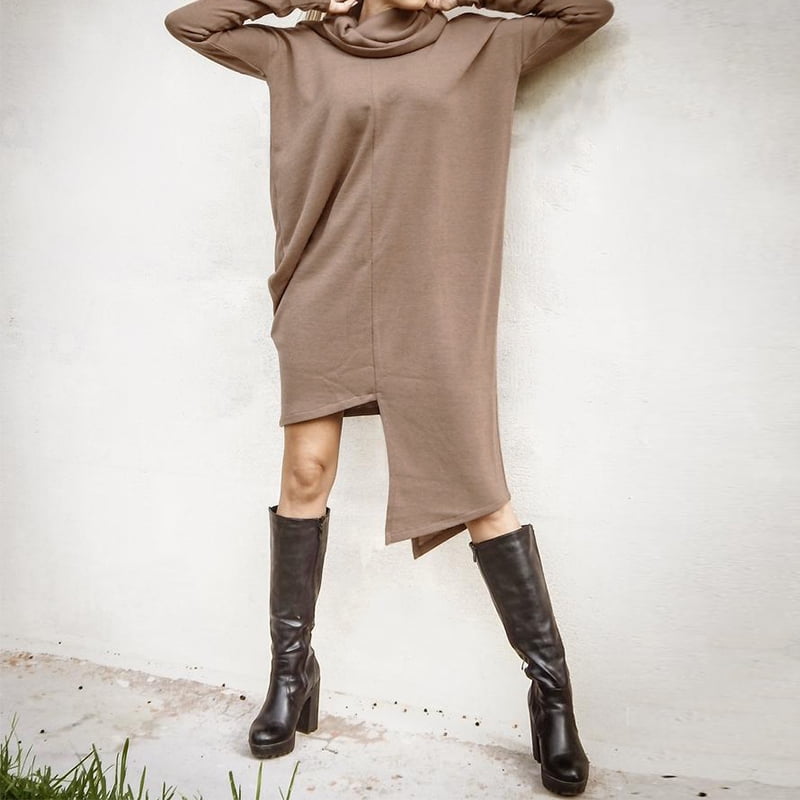 sweatshirt dress midi