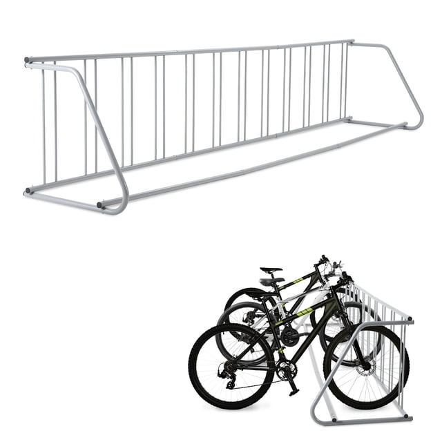 QinaQin Floor-Standing Bicycle Racks, Freestanding Bicycle Racks, Upright Bicycle Racks, Heavy-Duty Bicycle Racks Suitable for Garages, Streets, and Backyards