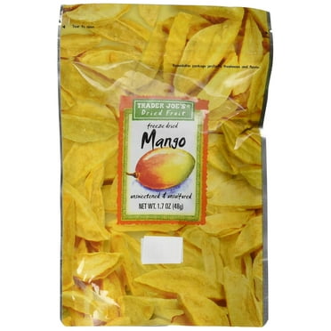 Trader Joe's Freeze Dried Thai Mango Unsweetened & Unsulfured 1.7oz