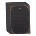 thumbnail image 6 of FELTECHELECTR Writing Paper Stationery 50 Sheets Black Rectangular For Letters Announcements Simple Style 8.25X5.82X0.02In, 6 of 8
