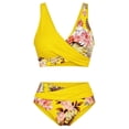 thumbnail image 6 of Enjoytime Bathing Suit for Women Floral Printed V-Neck Tummy Control Two Piece Swimsuit 2026 Summer Modest Swimwear, 6 of 6