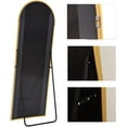 thumbnail image 6 of 71x27 Inch Arched Floor Mirror - Full Length Gold Standing Mirror for Bedroom, Living Room, Dressing - Tall Leaner Mirror with Arch Design, Wall or Free-Standing Decor, 6 of 13