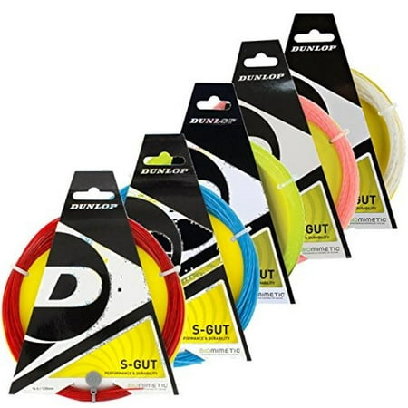 - Dunlop Sports S Gut White Tennis String Set (16G)