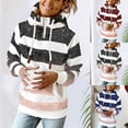 thumbnail image 4 of Jersey cálido de invierno para mujer, sudaderas informales de manga larga, prendas de vestir con capucha y cordón a la moda con bolsillos Pompotops gfhjh7647, 4 of 4