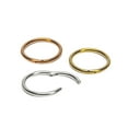 thumbnail image 4 of Cartilage Eyebrow Piercing Ring - 100% Titanium 16ga Perfect For Rook, Nose, Lip, 4 of 4