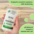 thumbnail image 4 of MONA All Natural Magnesium Deodorant For Women & Men | Bergamot and Lemon | For Sensitive Skin | No Baking Soda or Aluminum | (1.76 Oz), 4 of 7