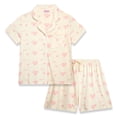 thumbnail image 2 of Andree Joan Womens Pajama Sets - 2 Piece Collared Sleep Shirt & Sleep Shorts for Women Sleepwear Set, 2 of 7