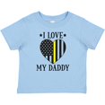 thumbnail image 3 of Inktastic Dispatcher Daddy Gold Line Emergency Boys or Girls Baby T-Shirt, 3 of 5