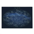 thumbnail image 2 of Constellation Cutting Board, Antique Sky Map Hand Drawn Mythological History Galaxy, Decorative Tempered Glass Cutting and Serving Board, Large Size, Blue Dark Blue Beige, by Ambesonne, 2 of 5