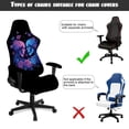 thumbnail image 5 of TSOVTHRID Skull Skeleton Rose Floral Print 4 Pieces Gaming Chair Covers Slipcovers, Non-Slip Stretchable Computer Reclining Gaming Chair Seat Cover with Armrest Covers, 5 of 7