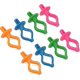 thumbnail image 1 of Carretes de hilo de bobina, soporte de clips de carrete de silicona para bordado de máquina de coser (multicolor) (12 piezas), 1 of 5