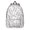 Baseballs Dots White, variant on Baseballs Blue Pattern Backpack for School, Cute School Bag with Adjustable Shoulder Straps and Padded Back, 15.7"x11.8"x5.5"