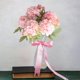 thumbnail image 3 of Ramo de flores artificiales de seda, rosas y peonías, decoración de boda de mano, guía de carreteras, decoración de pared, arreglo floral artificial para el hogar, la oficina, fiestas y ceremonias., 3 of 5