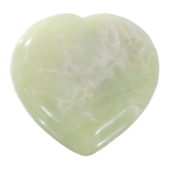 Uxcell Natural Heart Shaped Crystal Stone, 1.6 Inch Mini Polished Love Gemstone Crystal, Pocket Rock Engraved Worry Stones for Women Gifts Meditation, Lemon Quartz