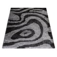 thumbnail image 2 of Rugsotic Carpets Hand Tufted Shag Polyester Eco-Friendly Area Rugs - 8'x10', Rectangle, Gray White, Plain Solid Design, High Pile Handmade Anti Skid Rugs for Living Room, Bed Room K00079, 2 of 5