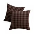 thumbnail image 6 of 2 Pack Scottish Tartan Plaid Throw Pillow Covers Farmhouse Classic Decorative Cushion Cases, 18x18 Inch, 6 of 6