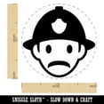 thumbnail image 2 of Occupation Firefighter Fire Man Icon Self-Inking Rubber Stamp Ink Stamper - Black Ink - Medium 1 Inch, 2 of 7