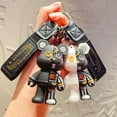 thumbnail image 2 of Cartoon Simple Mechanical Bear Cute Niche Doll Keychain Chain Bag Personalized Small Pendant Accessories KeychainDecorativeGifts, 2 of 9