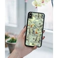 thumbnail image 5 of WIRESTER Shockproof Soft Rubber Cover Case for Apple iPhone X, Benjamin Franklin Dollar Pattern, 5 of 5