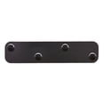 thumbnail image 3 of Safco 2260BL Focal Mogo Wall Rack, Black - 8.5 x 36.75 x 0.97 in., 3 of 9