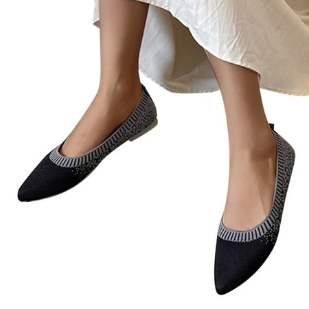 

HIBRO Fashion Womens Breathable Lace Up Shoes Flats Casual Shoes